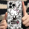 thumbnail image 1 of Cute Cartoon Hello Kitty For iPhone 13 12 Pro Max Mini 11 Pro X XR XS Max 6 6S 7 8 Plus Se2 Clear Phone Case Cover Coque LXY, 1 of 7
