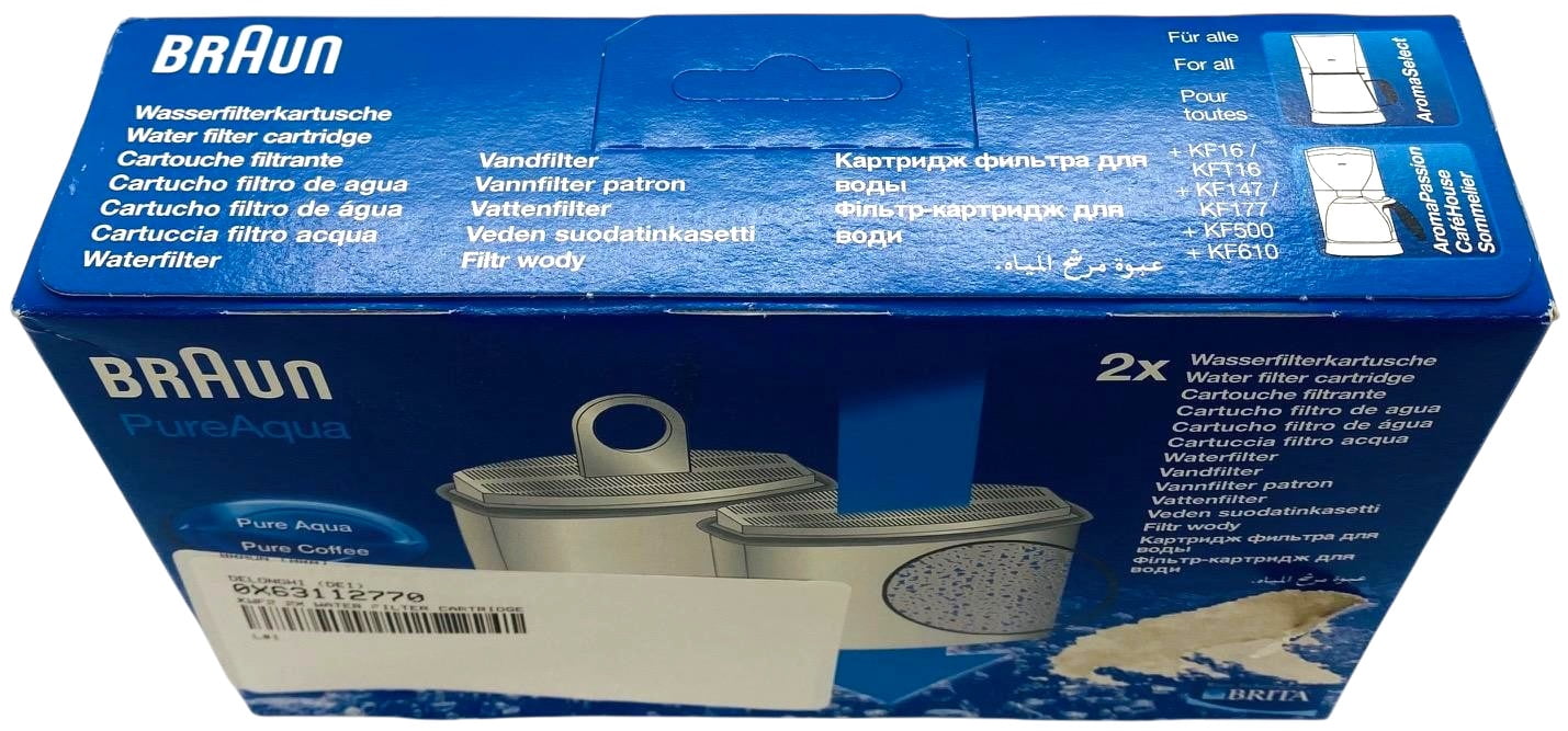3112770, Brita Coffee Maker Water Filter, KWF2, fits Braun 3123, 3066, 3067