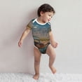 thumbnail image 3 of Kdxio Deserted Classic Car Landscape Pattern Unisex Baby Cotton Short Sleeve Bodysuits-6 Months, 3 of 5
