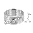 thumbnail image 6 of Meaningful Interlocked Rings Seven Day Sterling Silver Ring - 6, 6 of 6