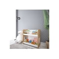 thumbnail image 3 of Nipperland Minera Wooden Kids Storage Bookcase (Natural/White) (Dove), 3 of 4