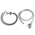 thumbnail image 1 of Alloy Faucet Hose Kit, Sufficient Length Easy Installation Shower Sprayer Set  for Barber Shop Shampoo Bed, 1 of 7