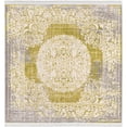 thumbnail image 1 of Unique Loom 3136459 4 x 4 ft. Olwen New Classical Square Rug, Light Green, 1 of 1