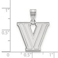 thumbnail image 2 of 14k White Gold LogoArt Villanova University Letter V Medium Pendant Q4W002VIL, 2 of 4