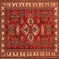 thumbnail image 1 of Ahgly Company Indoor Square Persian Orange Traditional Area Rugs, 8' Square, 1 of 1