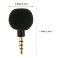 thumbnail image 2 of Miangastore Portable Microphone Handheld Microphone Black Metal 1Pcs, 2 of 8