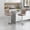 Khaki-Silver Leg, variant on MIKIBAMA Swivel Velvet Barstools Set of 2, Adjustable Seat Height Upholstered Yellow-Silver Leg