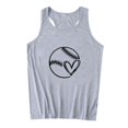 thumbnail image 4 of Pompotops Women's Pullover Sleeveless Printing Solid Color Vest Tops, 4 of 4
