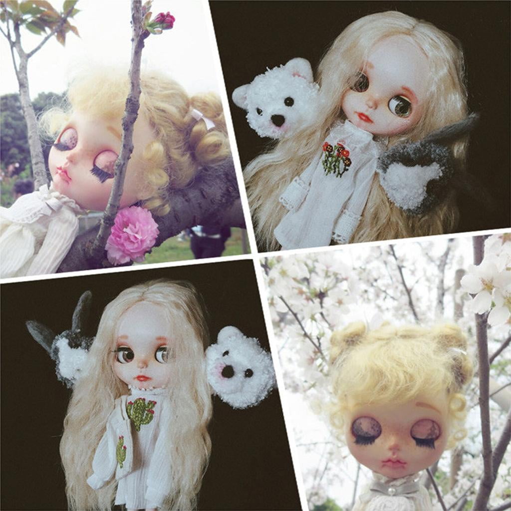 6 Colors Skin Doll Head Scalp Shell Set for 12inch Takara RBL Blythe Doll Custom 