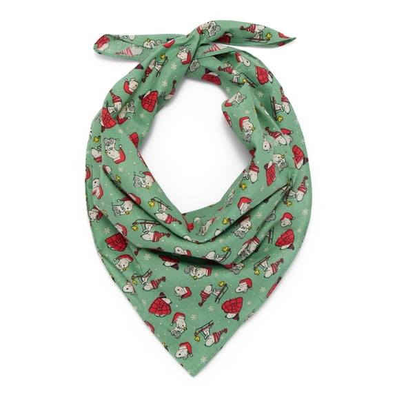 Peanuts Printed Snoopy and Woodstock Winter Bandana