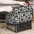 thumbnail image 6 of Rateoe Cow Skin 1 Pattern Toaster Covers 2 Slice Wide Slot,Bread Machine Cover,Bread Dust Cover & Fingerprint Protection,Appliance Covers, 6 of 7
