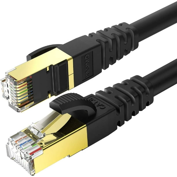 Cat 8 Cable 40 FT, Cat8 Network LAN Cable High Speed 40Gbps