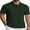 Dark Army Green, variant on COOFANDY Mens Knit Polo Shirts Short Sleeve Casual Textured Polo Shirt Summer Vintage Collared Golf T-Shir