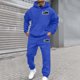 thumbnail image 1 of WILLBEST Sudaderas para Hombre, Conjunto De Sudadera con Capucha Deportiva De Manga Larga con Estampado De Letras Informal A La Moda para Otoño e Invierno para Hombre y Mujer XXXGrande, 1 of 4