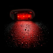 2Pcs Bicycle Tail Light Led Night Running Light Waterproof Outdoor Sports Running Warning Light With Clip Buckle Helmet Light Backpack Light