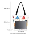 thumbnail image 3 of Fotbe School Cute Gnomes Bolsa de Playa con Estampado, Bolsa de Hombro, Bolsa de Mano Espaciosa, Bolsa de Viaje Ligera, Bolsa de Compras Versátil, 3 of 6