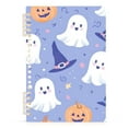 thumbnail image 7 of FORMRS 1-Subject Spiral Notebook 8" x 5" College Ruled 60 Refillable Sheet, 2 Pack, Blue Halloween, 7 of 7