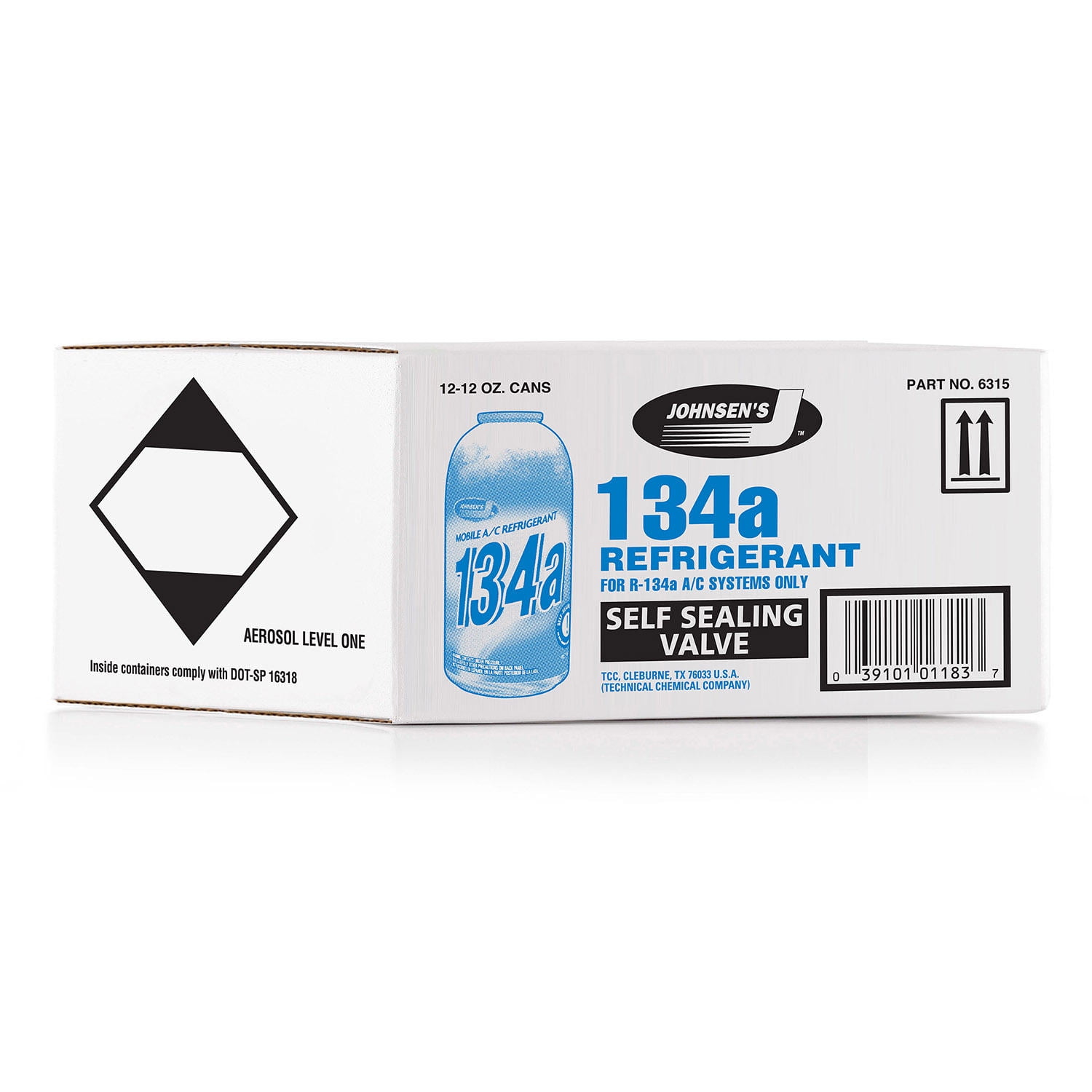 ゆん Johnsen's (R-134a) A/C Refrigerant (12 - 12 oz cans