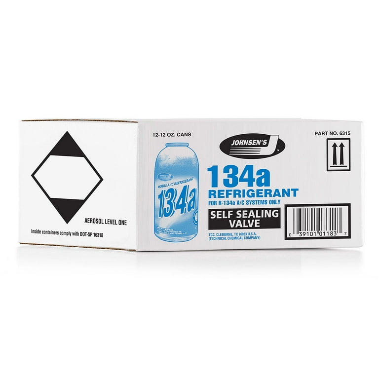 Johnsen's (R-134a) A/C Refrigerant (12 - 12 oz cans) - Walmart.com