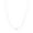 White Gold, variant on 5 Stones 0.15 CTTW Natural Half Diamond By The Yard Station Necklaces, Bezel Setting on 18" Extendable 14K Gold Chain (H Color, SI1-SI2 Clarity)