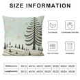 thumbnail image 5 of GOSMITH Christmas Pillow Covers Forest Green Pine Spruce Tree Decorative Throw Pillow Cover Winter Holiday Cushion Case for Home Sofa Farmhouse Christmas Decor, 5 of 5