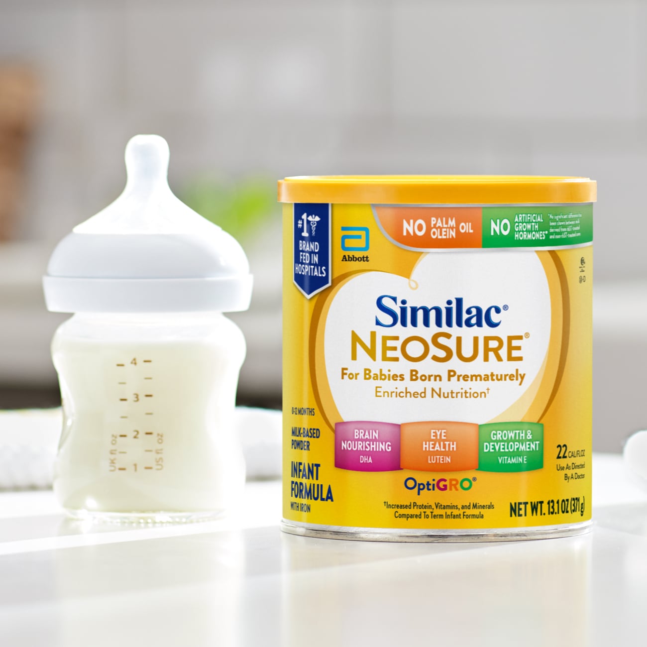 Similac NeoSure Premature Post-Discharge Powder Baby Formula, 13.1-oz Can, Pack of 6 - image 5 of 16