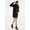Black, variant on Leif Nelson Men's Knitted Coat With Hood