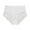 White #100, variant on WULMLEO Women's 1 Pack Lace Panties Cheeky Mid Rise Wide Gusset Aron Belly Ladies Underwear Panties White S