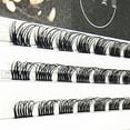 thumbnail image 3 of Handmade DIY 36 Cluster Lashes Segment Eyelashes Segments Russian Volume Beam Natural Eye Lash D16MM, 3 of 6