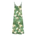 thumbnail image 4 of Vestidos de Verano con Cuello en V para las Mujeres 2025 Imprimir Vestido de Cuello Redondo sin Mangas Vestidos Largos Casuales, Ligeros Y de Moda, 4 of 7