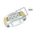 thumbnail image 3 of SZUL Women's SZUL 1/2 Carat TW Diamond Men's Ring in 10K Two Tone Gold  (J-K-L Color, I2-I3 Clarity), 3 of 5