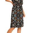 thumbnail image 2 of Vestido casual Simier Fariry Summer Manga Corta Negro XXL, 2 of 4