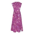 thumbnail image 4 of EQWLJWE Robes à Paillettes à Étages pour Femmes avec Poches, Robes d'Été pour Femmes 2024 Vacances Tendance Décontractée Robe T-Shirt à Manches Courtes, Robes d'Été à Étages de Plage pour Femmes 2024, 4 of 4
