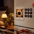 thumbnail image 3 of Christmas Fridge Magnet Music Player Set with 9 Vinyl Style Discs and USB C, Mini Vinyl Record Player-Inspired Magnetic Music Box with 9 NFC Discs and Phone-Free Playback., 3 of 6