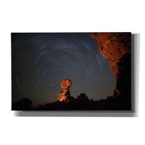 Epic Graffiti 'Balanced Spin - Arches National Park' by Darren White, Giclee Canvas Wall Art, 40"x26"