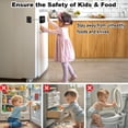 thumbnail image 2 of Fridge Lock Locilot, paquete de 3 unidades, para niños y adultos (negro), 2 of 8