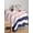 Pink, variant on Anchor Aqua Table Cloth, Modern Navy Blue White Striped Nautical Waterproof Tablecloth for Rectangle Tables, Reusable Washable Fabric Table Cover for Restaurant Kitchen Dining Tables 60"x120"