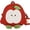 Red, variant on Apple Shaped Backpack Cartoon Fruit Nylon Shoulder Bag Tote