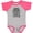 Baseball Heather and Hot Pink, variant on Kidney Disease Awareness Walk Boys or Girls Baby Bodysuit