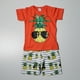 thumbnail image 5 of Ropa de verano para bebés 2 piezas Camisetas de manga corta con estampado de piña Conjunto de pantalones cortos de playa para niños pequeños XBTCLXEBCO 18-24 meses, Anaranjado, 5 of 6