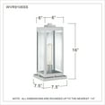 thumbnail image 3 of Quoizel Westover 16" High Earth Black Outdoor Pier Light, 3 of 7