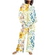 thumbnail image 2 of Puntoco Conjunto de blusa y pantalones largos con estampado de manga larga para mujer, conjunto informal de dos piezas, liquidación Puntoco Puntoco-5713, 2 of 6