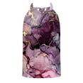 thumbnail image 4 of Gibobby Camisetas sin mangas para mujer, holgadas, plisadas, de verano, sin mangas, con dobladillo curvo S 2XL(Morado,M), 4 of 5