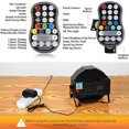 thumbnail image 4 of 36 LED Stage Light, RGB Par Can DJ Light with Electronic Display 7CH DMX Sound Control for Party Wedding Club Concert Festival, 4 of 7