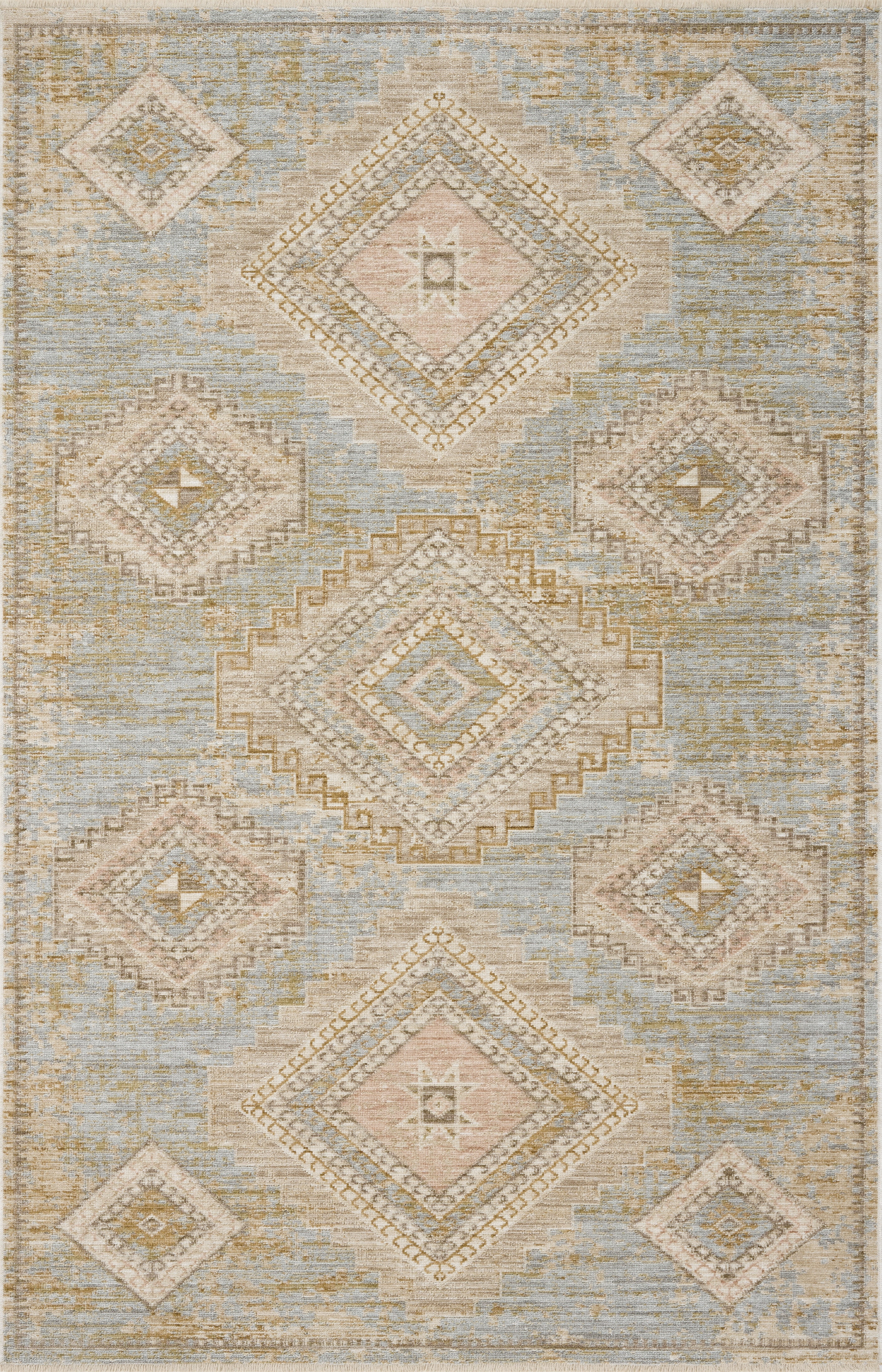 Loloi Elora Sky / Multi 18" x 18" Sample Area Rug