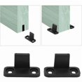 thumbnail image 5 of Sliding Door Trim, Barn Door Floor Guide, Adjustable Bottom Guide Hardware Parts Non-Slotted, 5 of 5