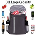 thumbnail image 3 of Backpack Cooler Leakproof Insulated Waterproof Bag  Lightweight Soft Beach For Men Women To Work Lunch Picnics Camping Hiking 30 Cans, 3 of 7