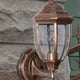 thumbnail image 2 of Lámpara de pared decorativa para jardín, impermeable, estilo vintage hexagonal, para patio exterior (bronceado), 2 of 6