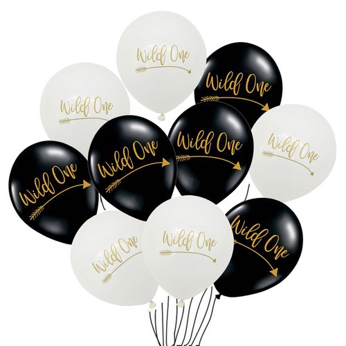 10 Uds. Globos de látex estampados Oh Baby de 10 pulgadas pies de bebé