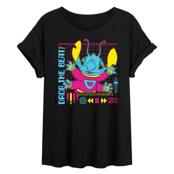 Disney - Lilo & Stitch - Drop The Beat - Women's Oversized T-Shirt